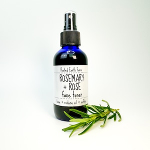 Rose Toner, Rosemary Toner, Rose Water Toner, Natural Face Toner, Rose Facial Toner image 8