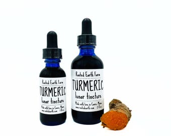 Turmeric Tincture, Organic Turmeric Extract, Turmeric Elixir, Herbal Tincture, Turmeric Root, Herbal Extract
