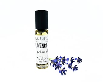 Lavender Perfume Oil, Plant Based Essential Oil Scented, Hippie Perfume, Boho Perfume, Handcrafted Perfume