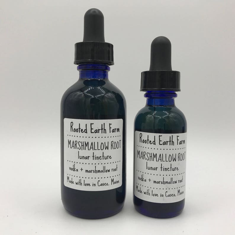 Organic Marshmallow Root Tincture Marshmallow Root Extract Etsy