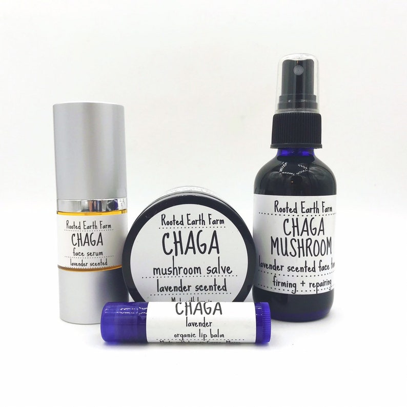 Chaga Skin Care, Chaga Gift Set, Organic Skin Care, Gift Set for Women, Self Care Box, Body Care Gift Set, Self shops Care Set, Best Friend Gift