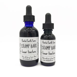 Cramp Bark Tincture, Organic Cramp Bark Extract, Herbal Extract, Herbal Tincture, Cramp Bark