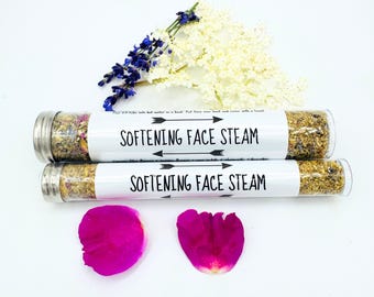 Softening Face Steam, Herbal Facial Steam, Spa Day Gift