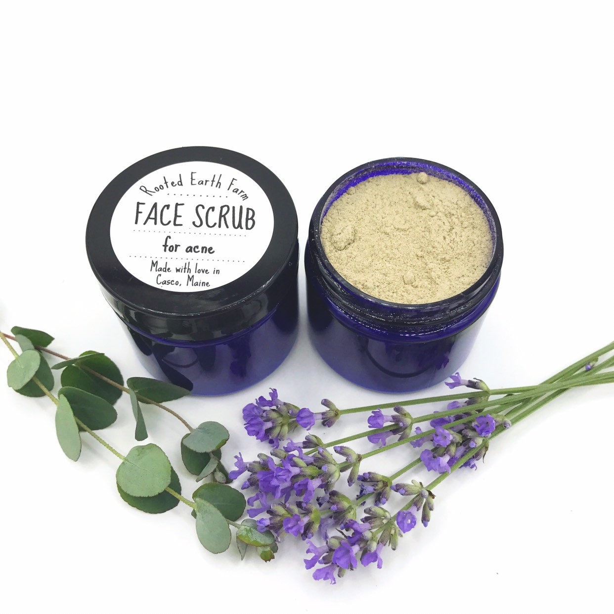 Natural Acne Scrub Face Scrub Acne Face Wash Acne Etsy