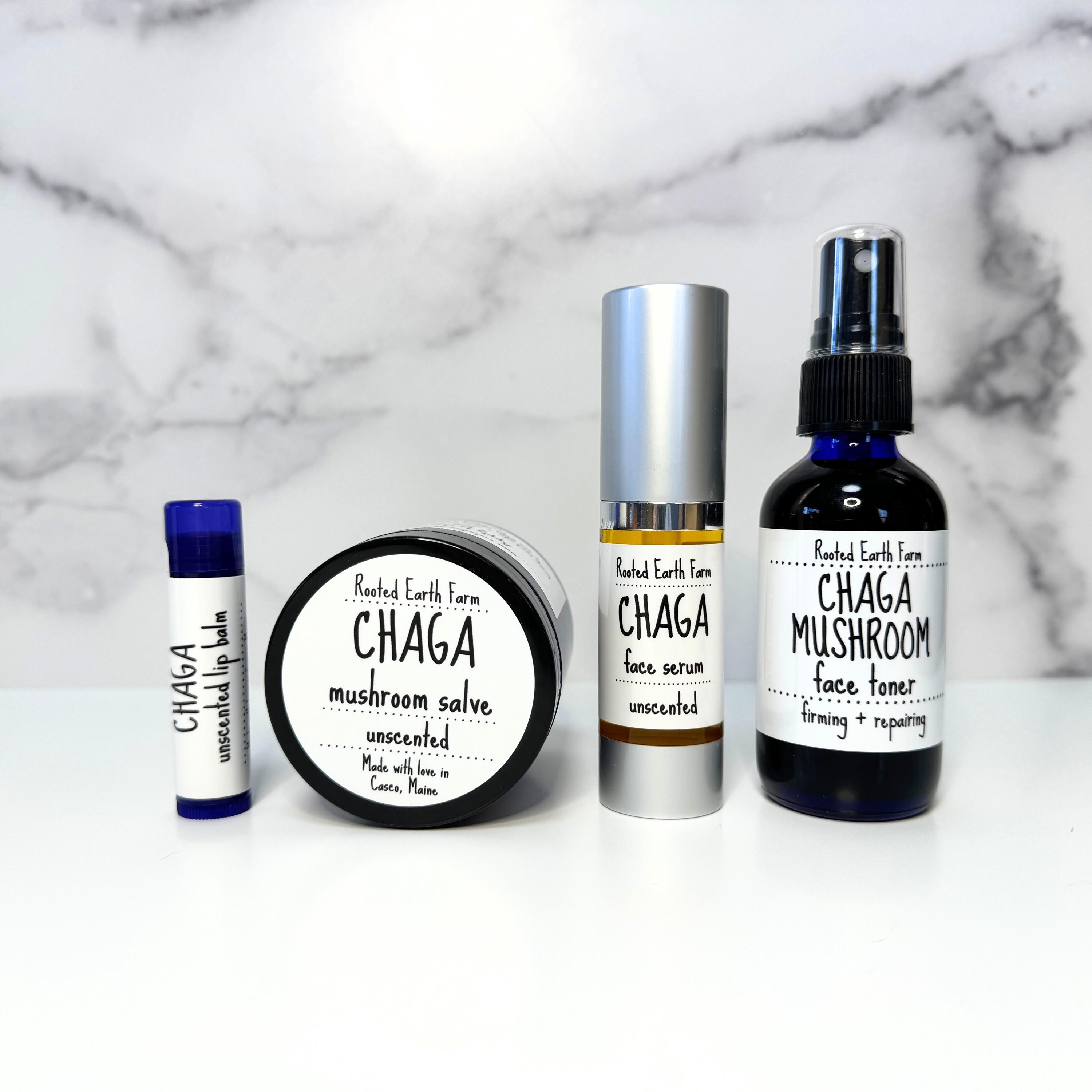 Chaga Ritual Set Chaga Skin Care, Chaga Gift Set, Spa Gift Box, Gift Set for Women, Self ...