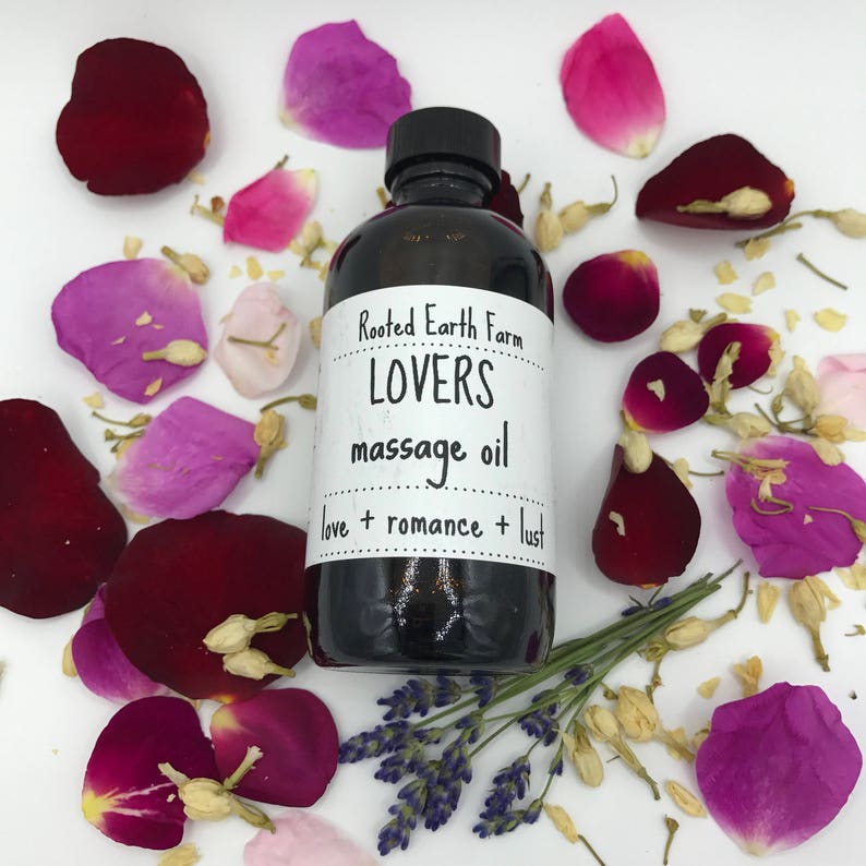 Sensual Massage Oil Lovers Oil Valentine's Day Gift Etsy
