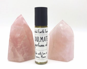 Soulmate Perfume Oil, Valentine&#39;s Day Gift for Her, Natural Perfume, Valentines Gift, Date Night, Gift for Wife, Essential Oil Perfume