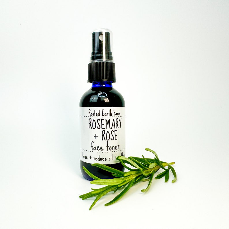 Rose Toner, Rosemary Toner, Rose Water Toner, Natural Face Toner, Rose Facial Toner image 7