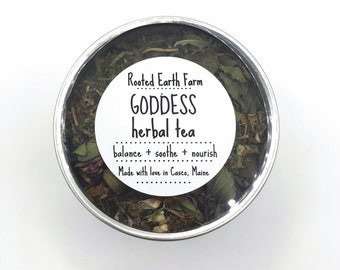 Goddess Herbal Tea, Tea for Women, Gifts for Her, Women's Tea, Organic Tea, Goddess Tea