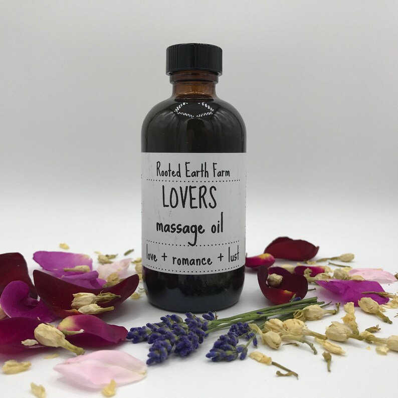 Sensual Massage Oil Lovers Oil Valentine's Day Gift Etsy