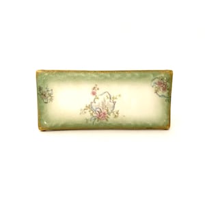 Rare Antique Hand Painted Limoges Haviland Porcelain Ink Blotter France CFH Charles Haviland