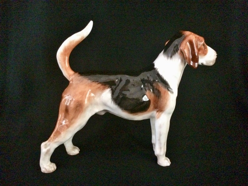 RARE ROYAL Doulton American Foxhound HN 2525 Figurine | Etsy
