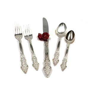 Vintage 1847 Rogers Bros Silver Renaissance Flatware 5 Pc.  1847 Rogers Bros Silverplate