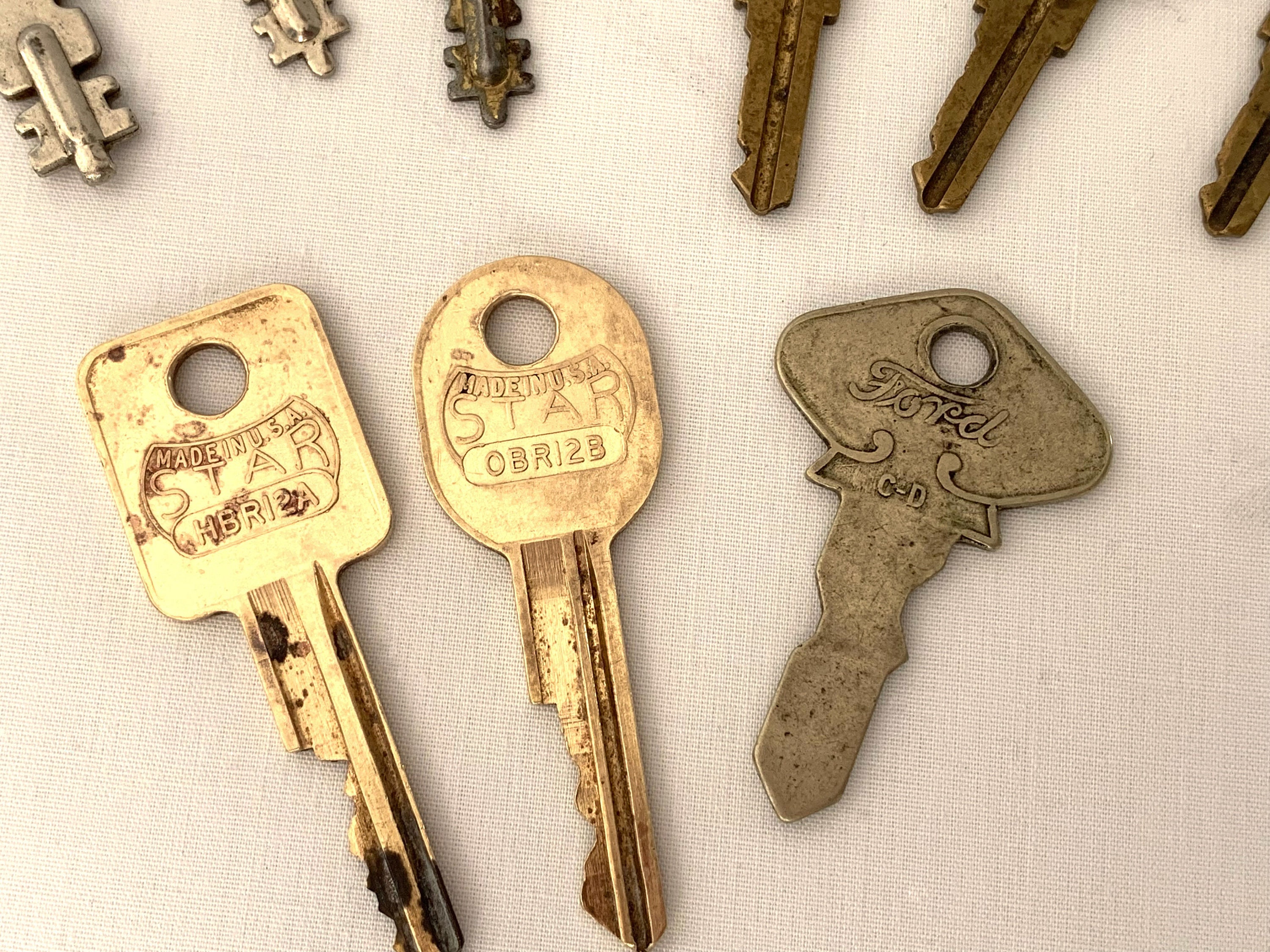 Vintage Eagle Flat Lock Keys, Hudson, Star GM, Ford Vintage Eagle Flat Lock Keys, Hudson, Star GM, Ford