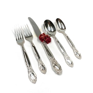 Vintage Oneida Ballad Country Lane Silverplate Place Setting Flatware