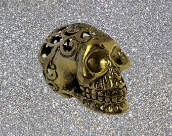 Brass skull