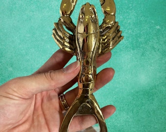 Lobster bottle opener