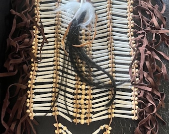 Native American  tribal chest piece.
