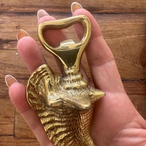 brass shell bottle opener
