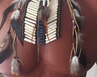Tribal theme - bone neck / chest plate