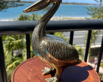 Brass pelican.