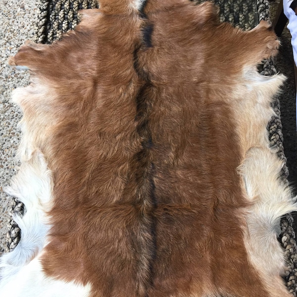 Genuine goat skins