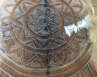 Mandala goat skin