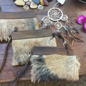 Goat fur clutch x 3 wholesale deal