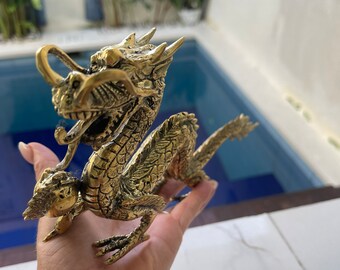 Brass Dragon - Etsy