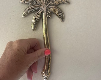 tall brass palm tree hooks