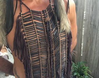 Native American Tribal bone chest piece