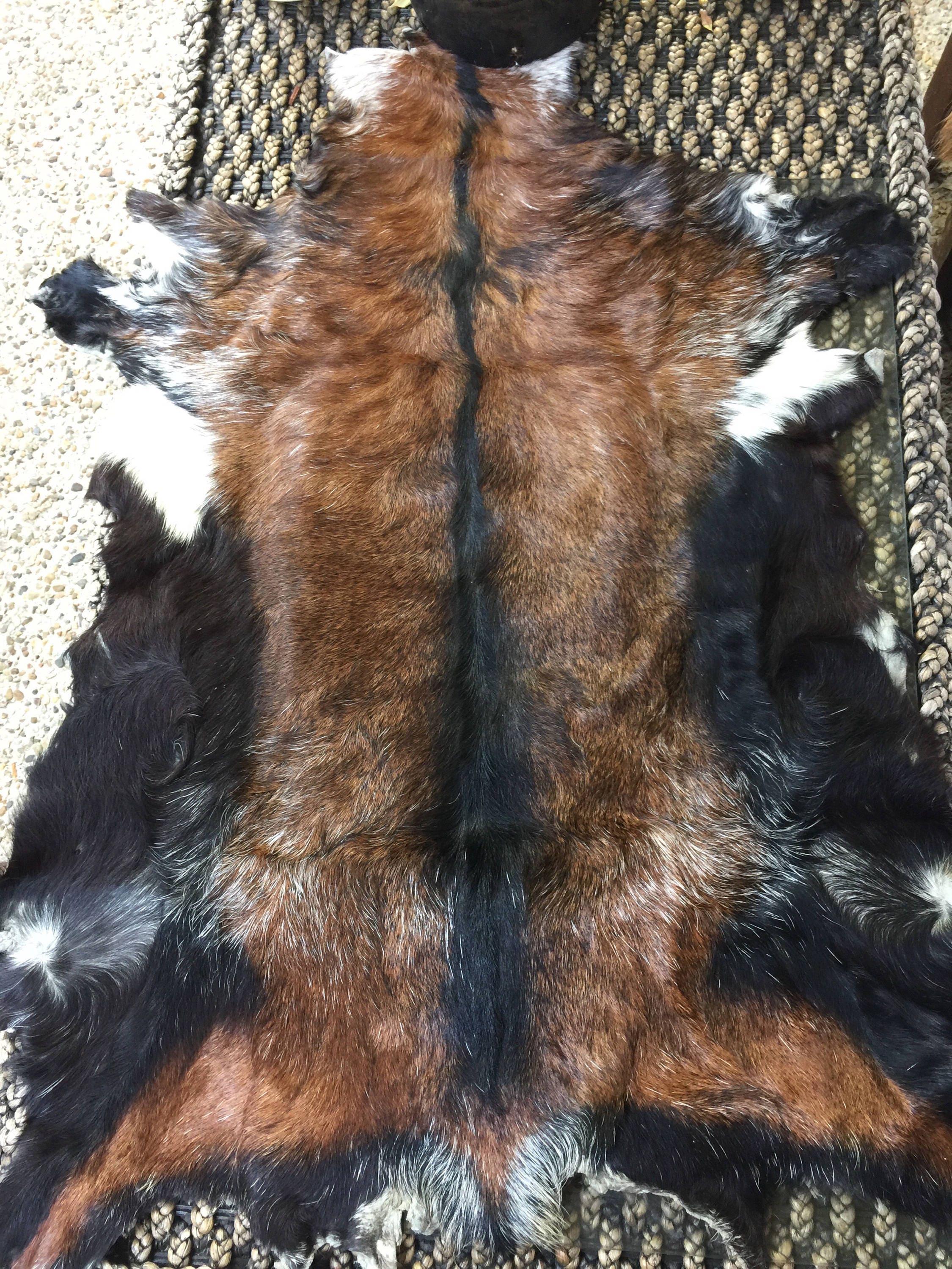 Genuine goat skins