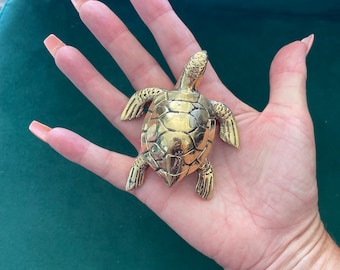 Mini turtle  brass