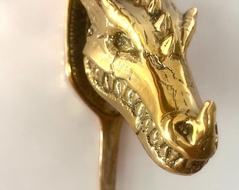 Brass Dragon head hook