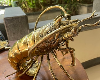 brass lobster  35 cm x 23 cm
