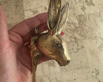 rabbit brass hook