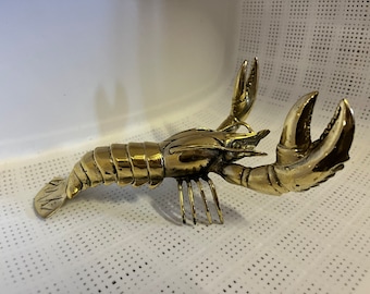 Small brass lobster