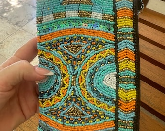 hand beaded purse