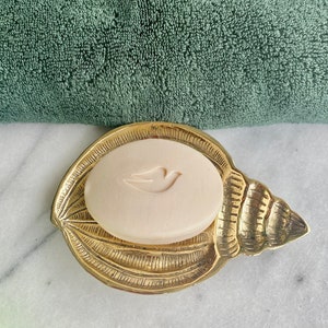 Brass shell soap dishes