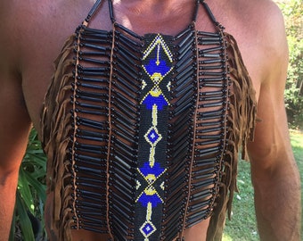 Beaded chest piece