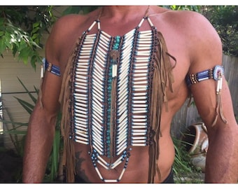 native american Bone chest plates