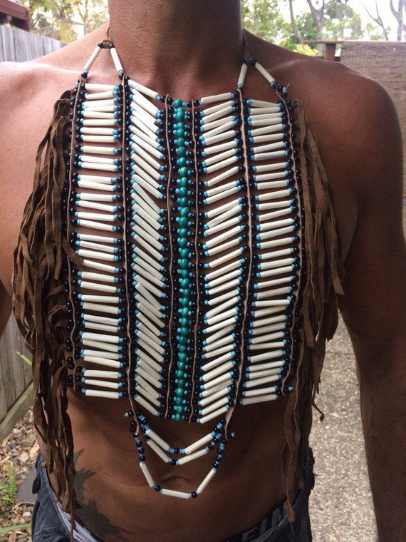 Bone Tribe Chest Plate Etsy Singapore