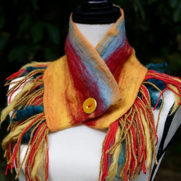 Mountain Range Sunset-Neck Scarf