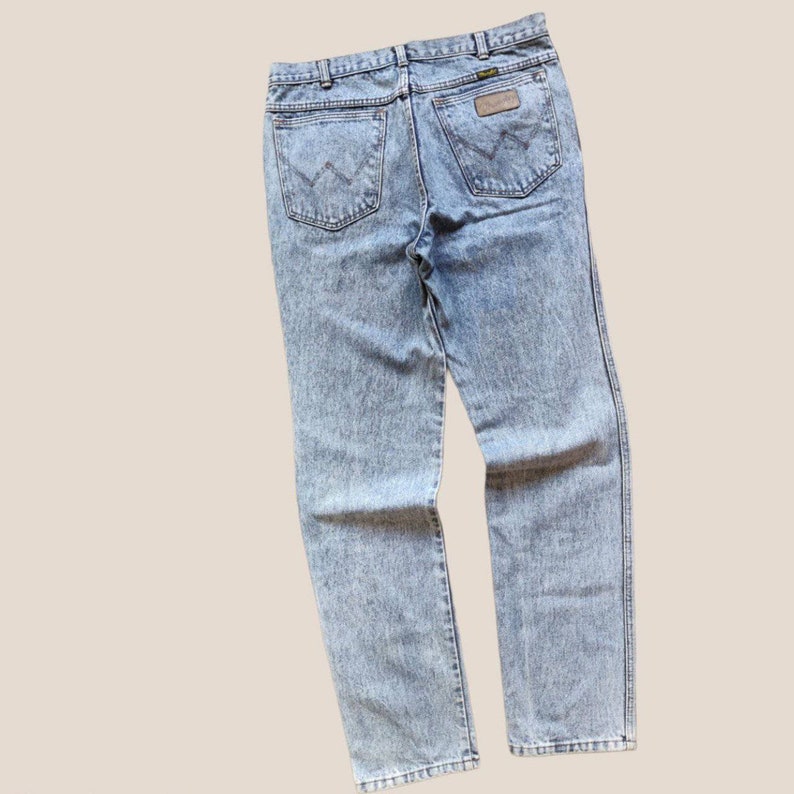 Vintage Wrangler blue acid washed jeans W34 L34