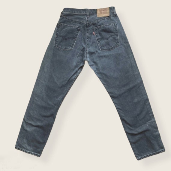 Details about   Vintage grey LEVI'S men's jeans in size W30 L30 