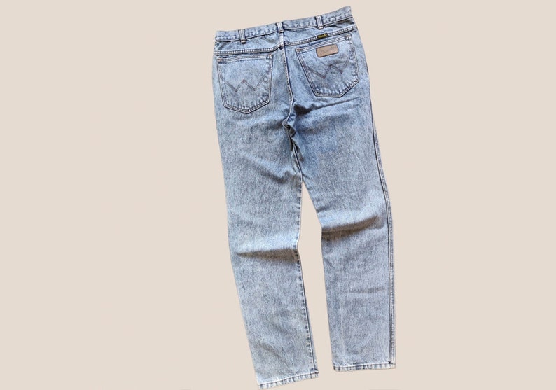 Vintage Wrangler blue acid washed jeans W34 L34