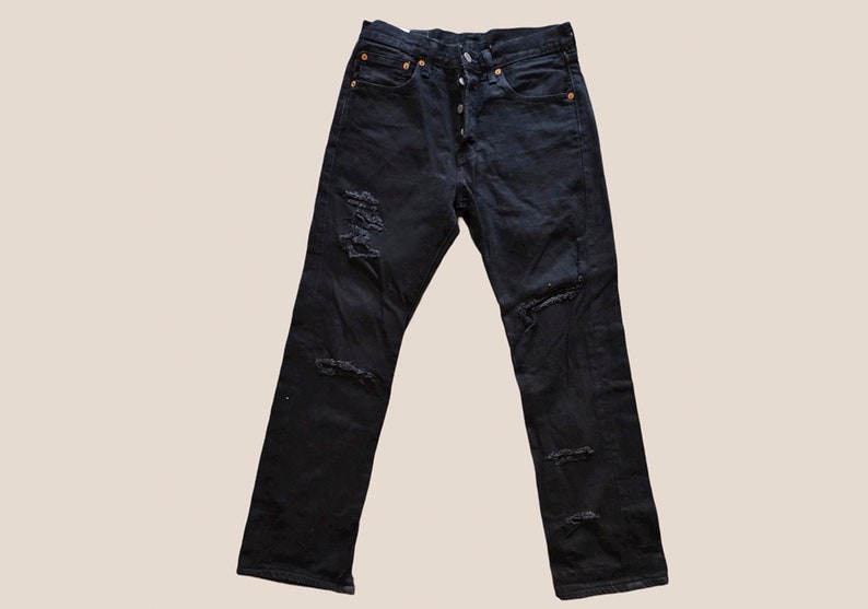 Levi/'s 501 W28 L32 black vintage