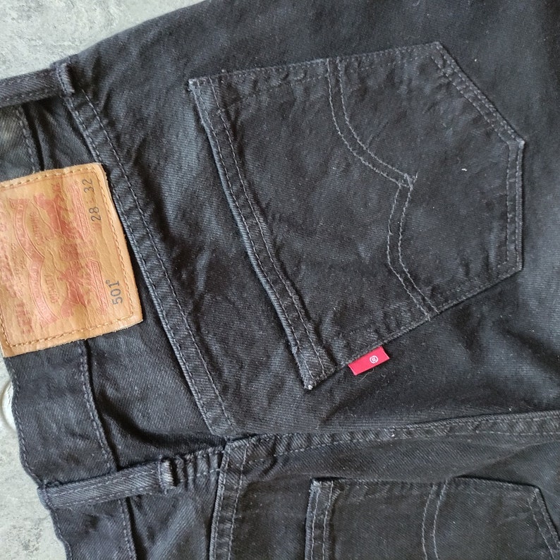 Levi/'s 501 W28 L32 black vintage
