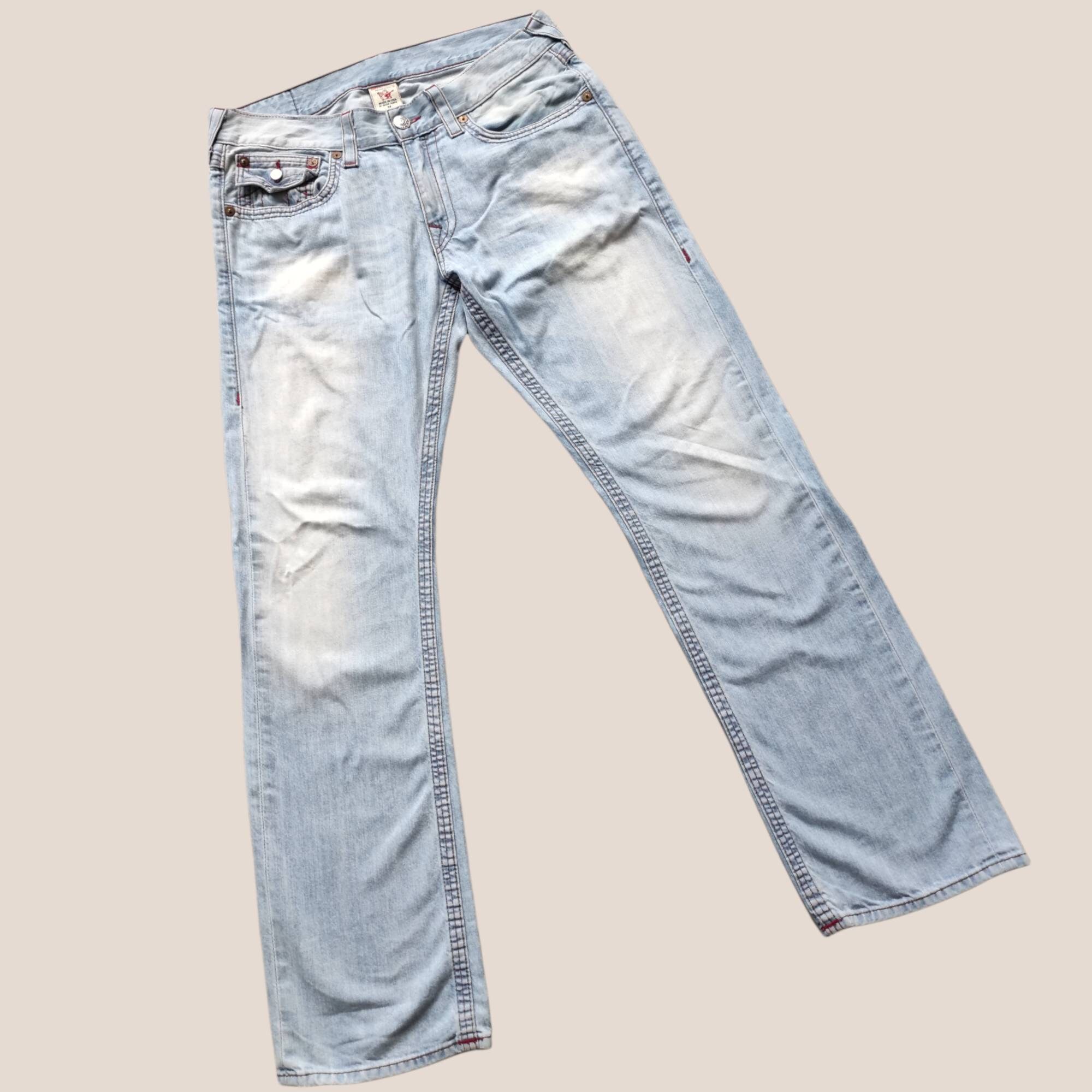Blue True Religion Jeans W33 L32 | Etsy 