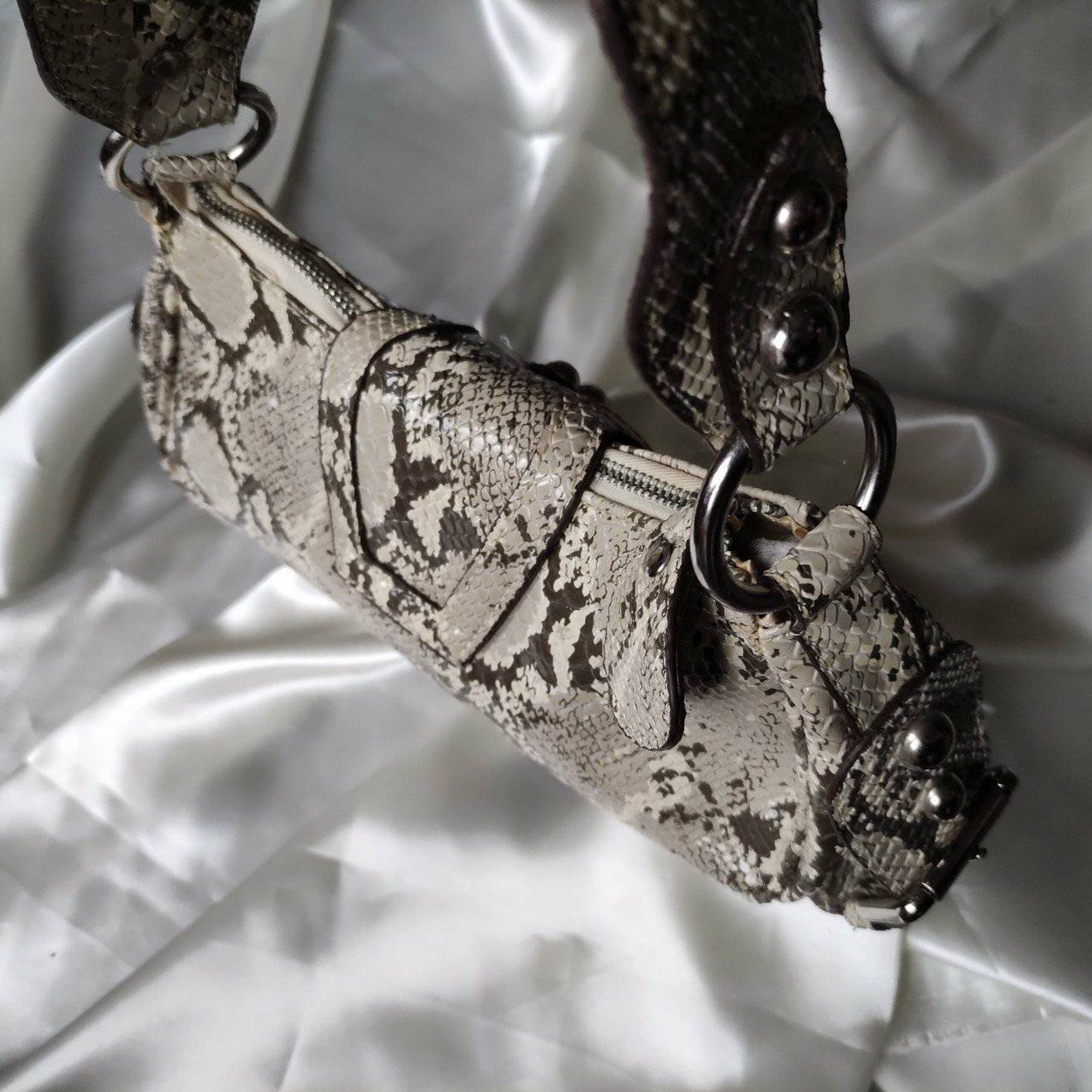 Y2K Guess Baguette Bag Purse Handbag snake faux leather | Etsy